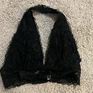 Black lace bralette XS